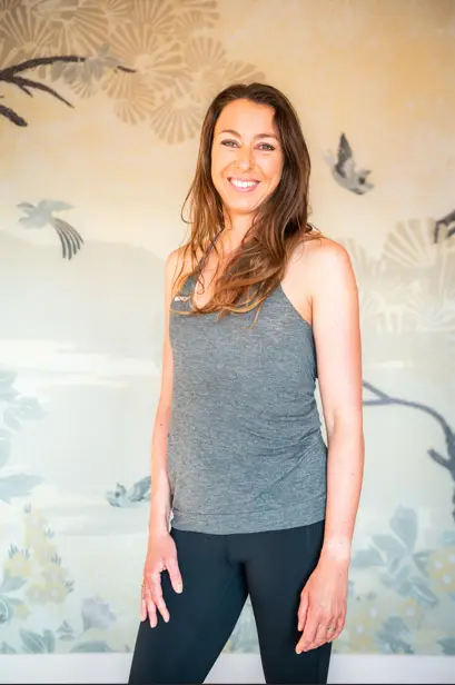H�l�ne professeure de yoga